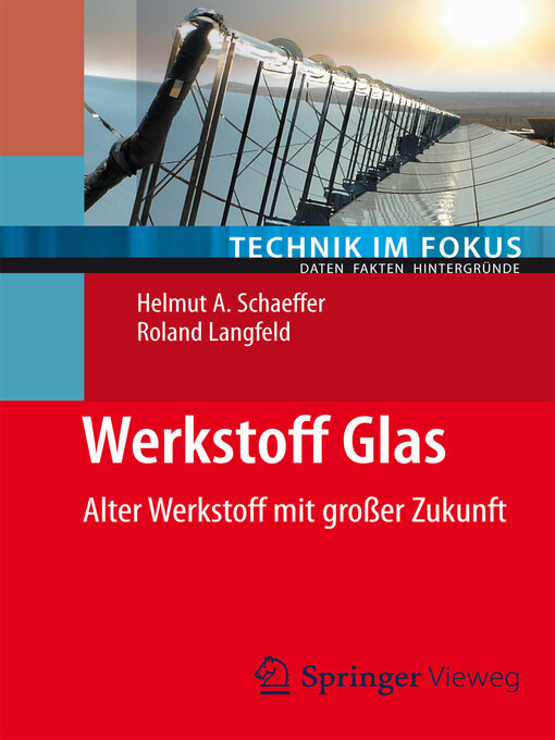 Title details for Werkstoff Glas by Helmut A. Schaeffer - Available